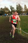 Andy Vernon (Aldershot Franham and District) leads on the 2nd leg of the senior mens National Cross Country Relays, Berry Hill Park, Mansfield. Photo: David T. Hewitson/Sports for All Pics
